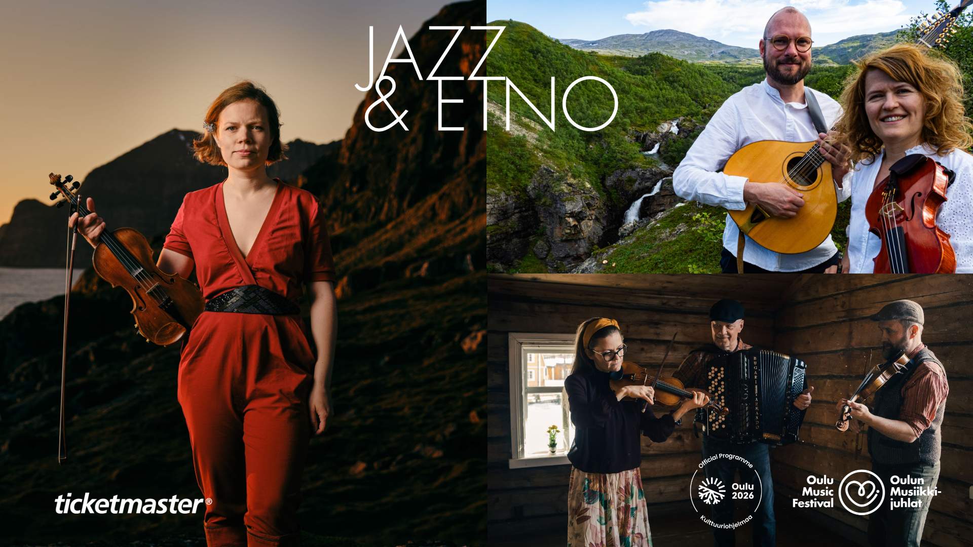 OMJ Jazz Etno 2026 Verkkosivukuvat