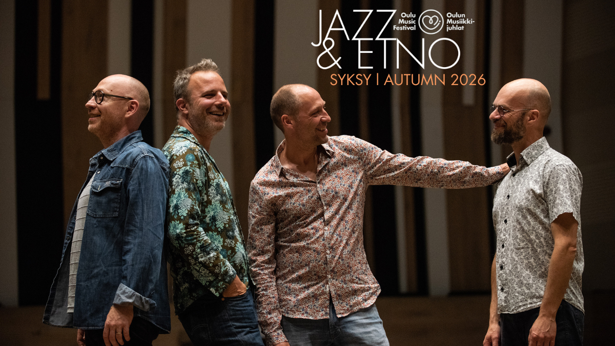 Syksyn kaikki OMJ Jazz & Etno -konsertit ovat nyt myynnissä! 1 OMJ JE UUTISKIRJE 2026 SYKSY A5 1200 x 675 px 3